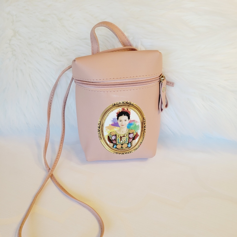 Girls Blush Pink Crossbody Bag featuring the amazing singer Angela Aguilar!